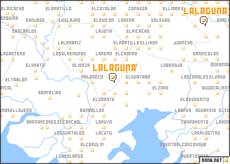 map of La Laguna