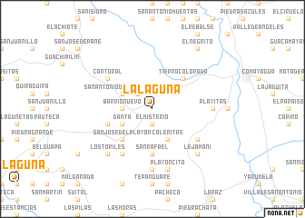 map of La Laguna