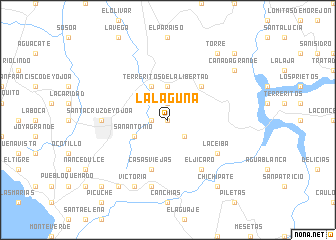 map of La Laguna