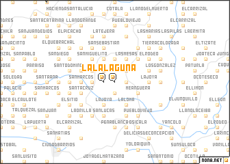 map of La Laguna