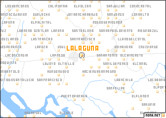 map of La Laguna