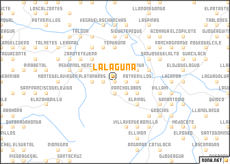 map of La Laguna