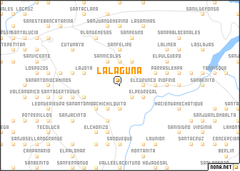 map of La Laguna