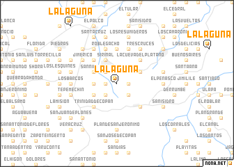 map of La Laguna