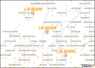 map of La Laguna