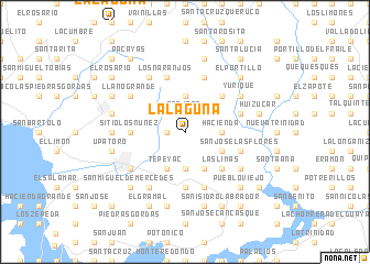 map of La Laguna