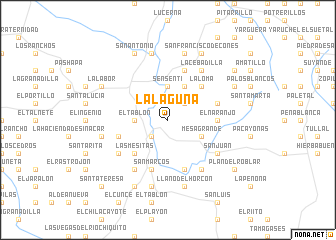 map of La Laguna