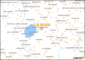 map of La Laguna