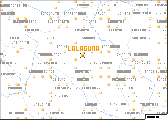 map of La Laguna