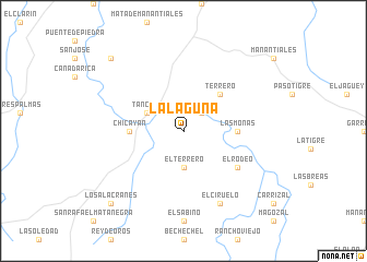 map of La Laguna