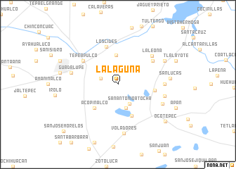 map of La Laguna