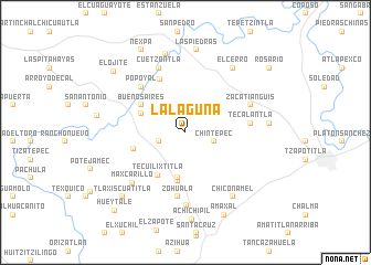 map of La Laguna