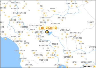 map of Lalaguna