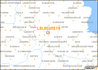 map of La Laguneta