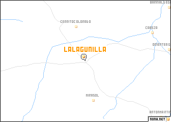 map of La Lagunilla