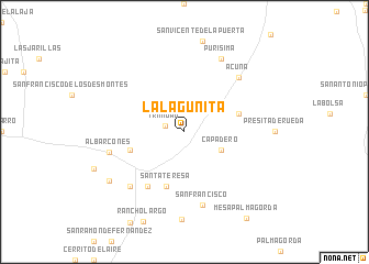 map of La Lagunita