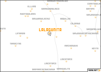 map of La Lagunita