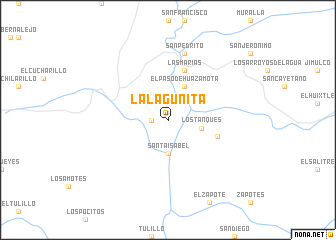 map of La Lagunita