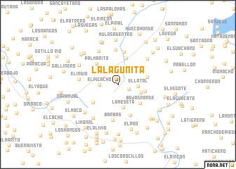 map of La Lagunita