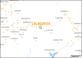 map of La Lagunita