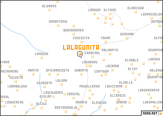 map of La Lagunita