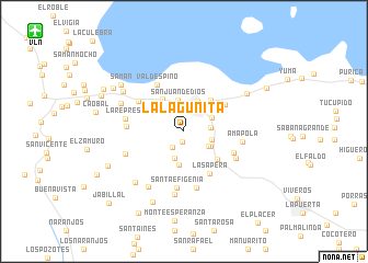 map of La Lagunita