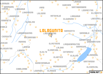 map of La Lagunita