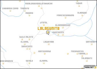 map of La Lagunita