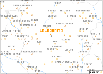 map of La Lagunita