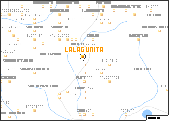 map of La Lagunita