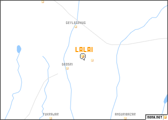 map of Lalai