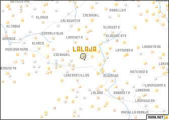 map of La Laja