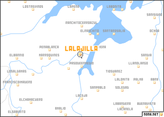 map of La Lajilla