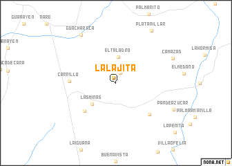 map of La Lajita