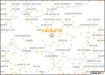 map of La Lajita