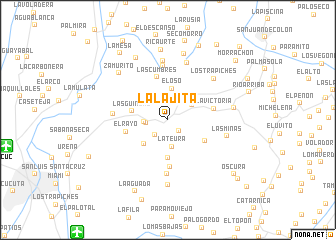 map of La Lajita