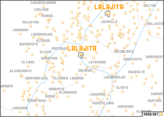 map of La Lajita