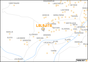 map of La Lajita