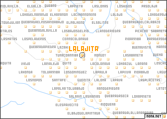 map of La Lajita