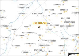 map of Lālakzai