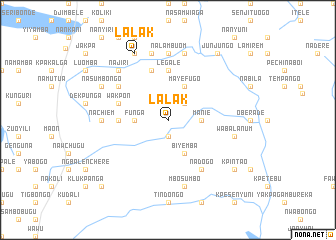 map of Lalak