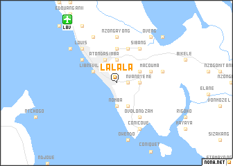 map of Lalala