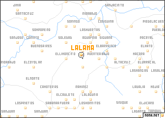 map of La Lama