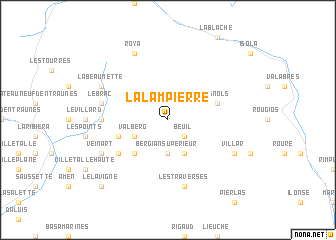 map of La Lampierre