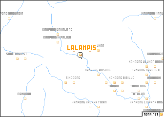 map of Lalampis