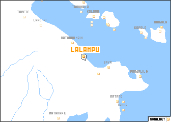 map of Lalampu