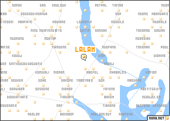 map of Lalam