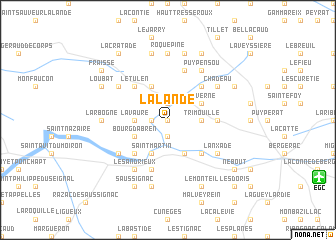 map of La Lande