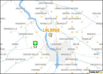 map of Lalande