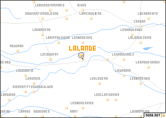 map of La Lande